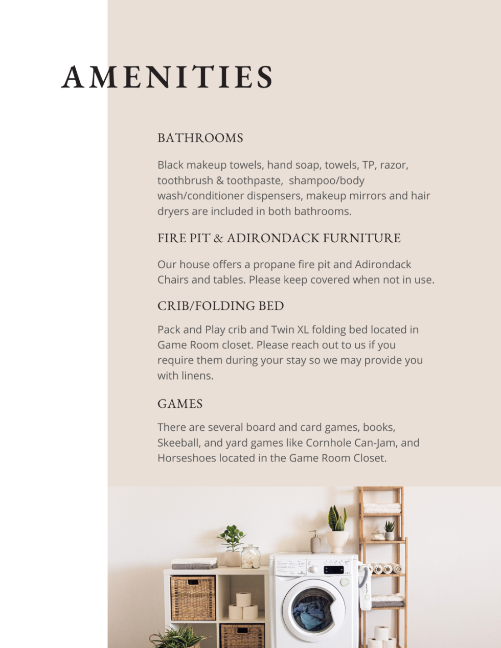 Amenities